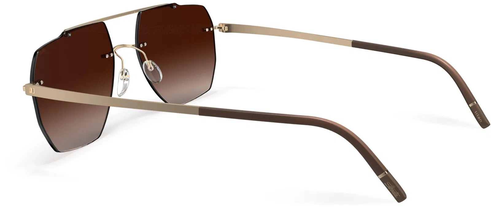 Silhouette Rincon Rimless 8746 Sunglasses - view 14